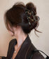バンスクリップ大人 ヘアクリップおしゃれ 韓国風ヘアアクセサリーしっかり留まる ウェーブヘアクリップこなれ感 ヘアアレンジ簡単まとめ髪 ハーフアップクリップ大きめ 92YIPAI-001